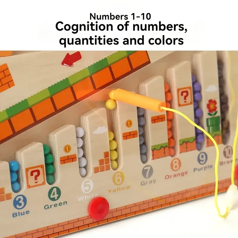 Magnetic Color And Number Mazes