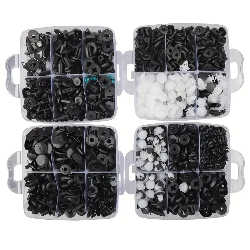 1000pcs Medoon Car Retainer Clips Assortment, PP Material