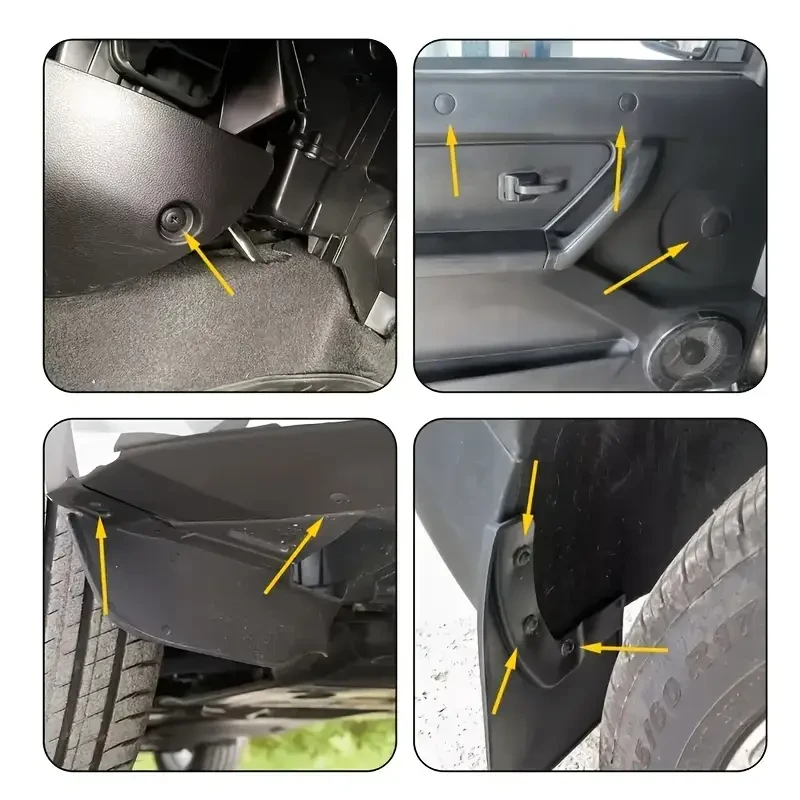 1000pcs Medoon Car Retainer Clips Assortment, PP Material