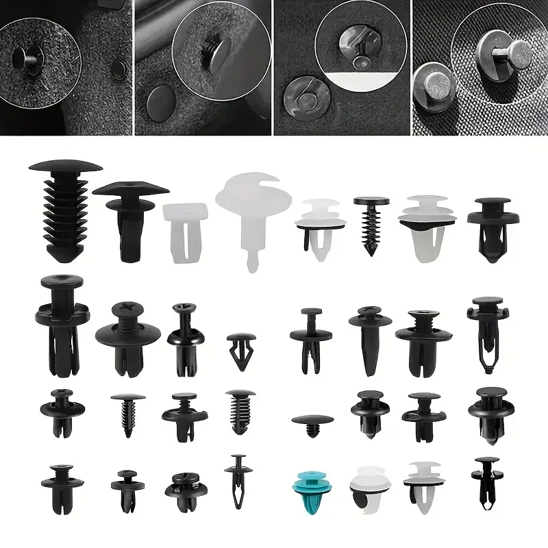 1000pcs Medoon Car Retainer Clips Assortment, PP Material