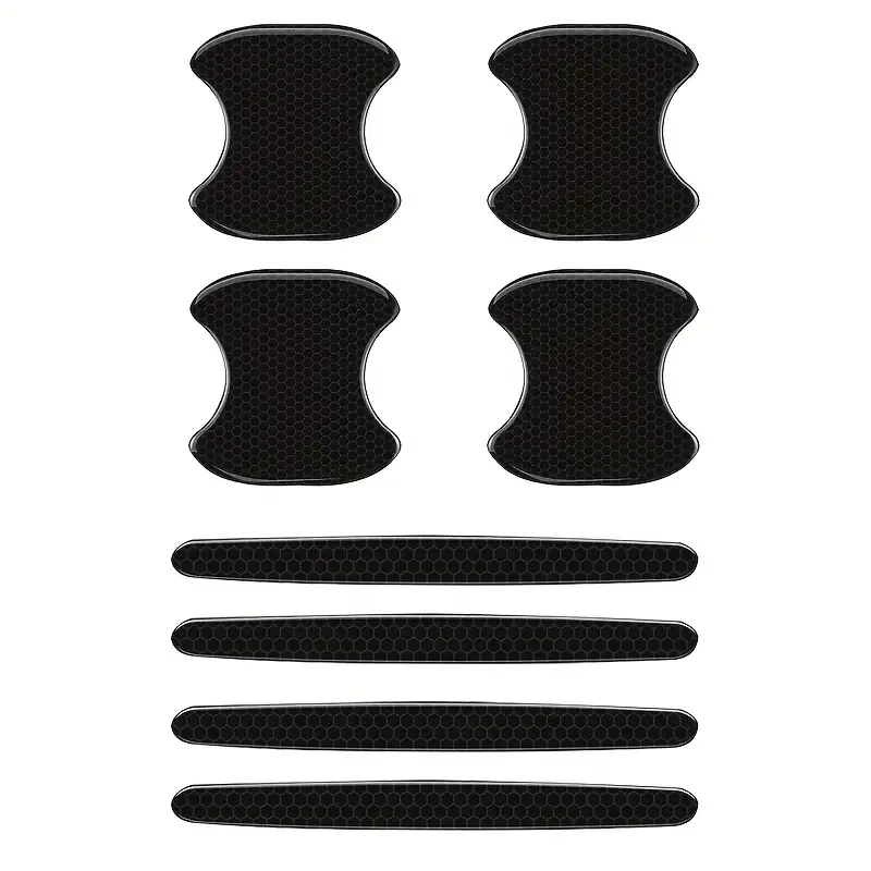 8pcs Universal Car Side Door Edge Protectors Bumper Guard Anti Scratch Door Handle Stickers Guard for Multiple Cars