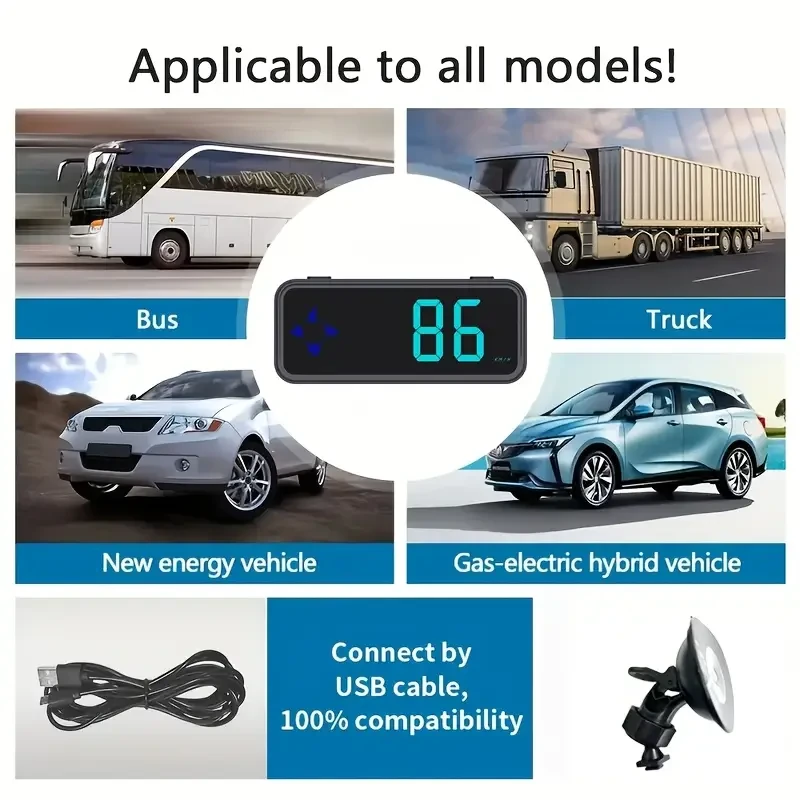 Digital Speedometer for Car, GPS Speedometer, Speedometer for Car Digital