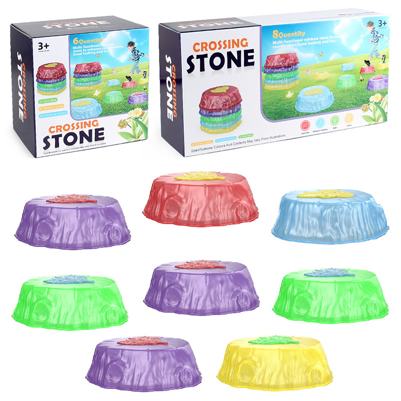 Kindergarten Indoor And Outdoor Sensory Training Balance Equipment Children's Foot Over Bridge Stone Sports Toys