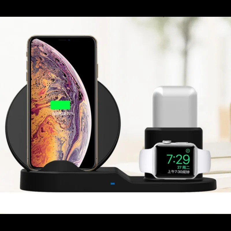 Compatible with Apple , 3-in-1 Wireless Charger