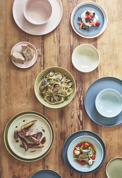 Deep Plate 20cm - Blue Flame/Ivory - Emile Henry