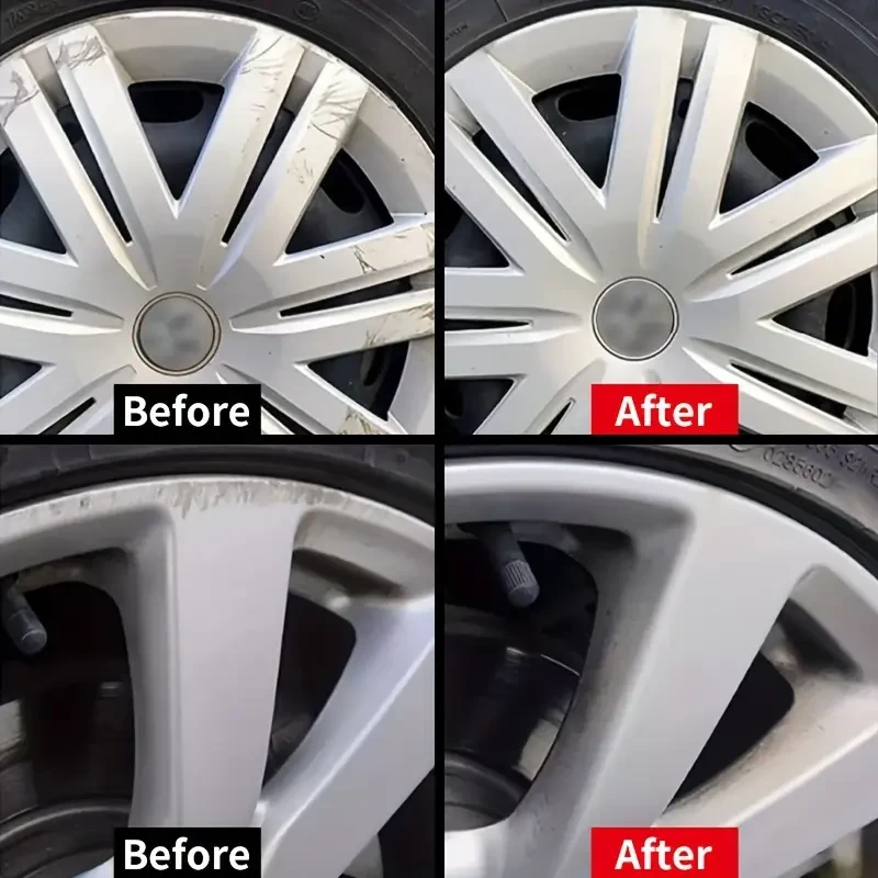 Car Wheel Rim Scratch Refurbishment Paste, Tire Rim Scratch Paint Repair Paste