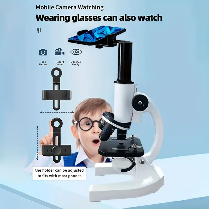 Biological Optical Metal Desk Microscope with Observation Kit