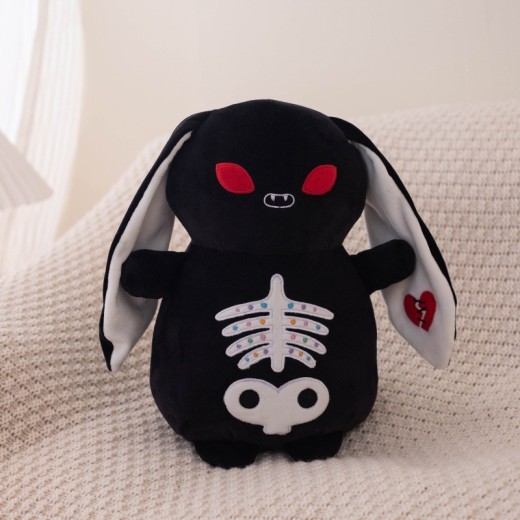 Cartoon Halloween Dark Skull Rabbit Doll