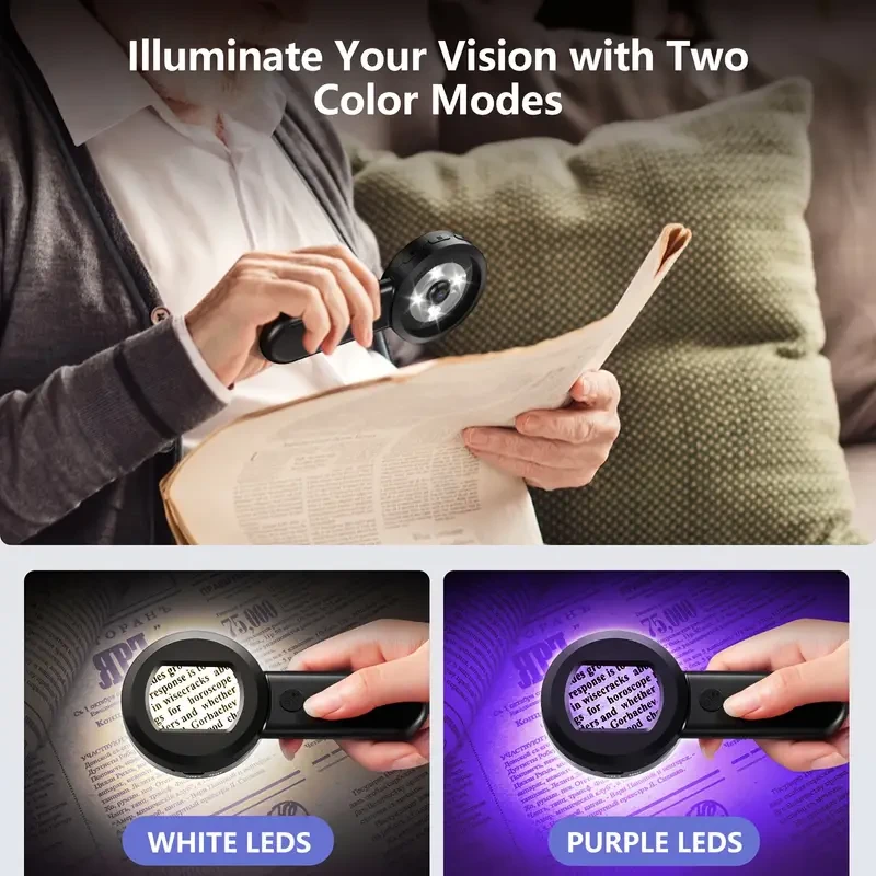 Rievbcau Handheld Digital Microscope