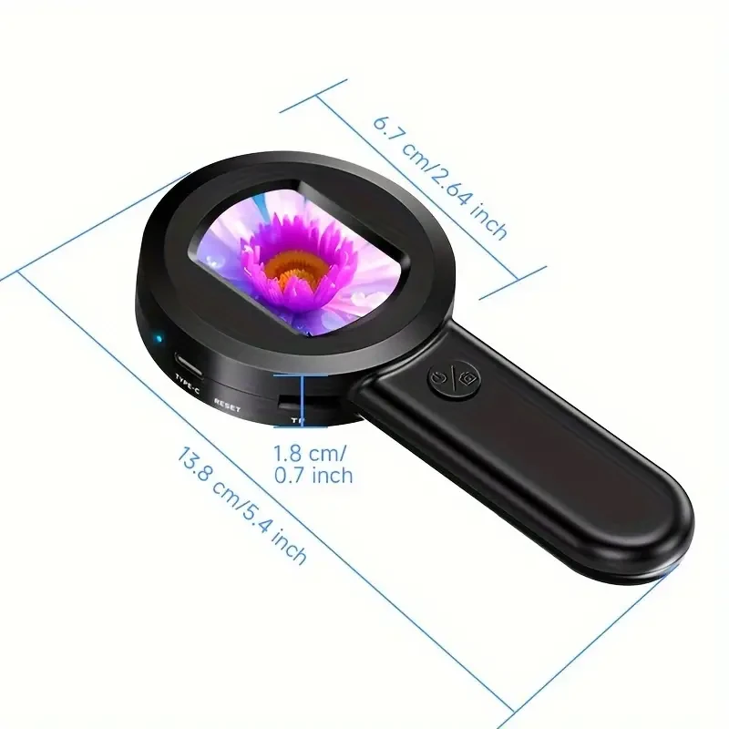 Rievbcau Handheld Digital Microscope