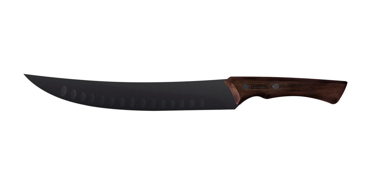 Churrasco Black Collection Butcher Knife, 10", 24cm - Tramontina