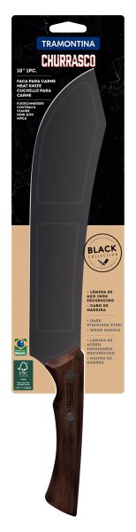 Churrasco Black Collection Meat Knife, 10", 24cm - Tramontina