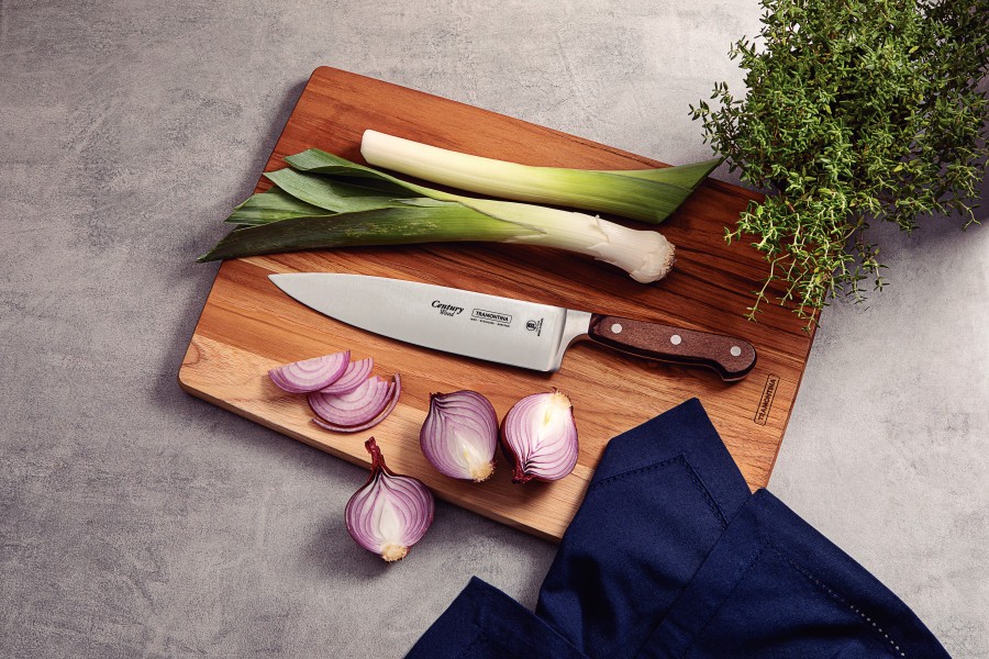 Century Wood Chefs Knife 8", 20cm - Tramontina