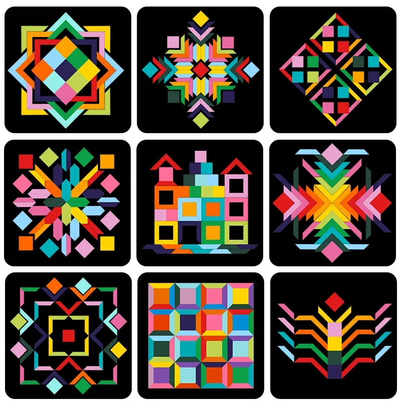 Magnetic patch jigsaw puzzle toy