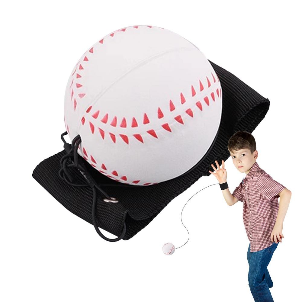 Rubber Bouncy String Ball - Wrist Rebound Toy for Boys and Adults