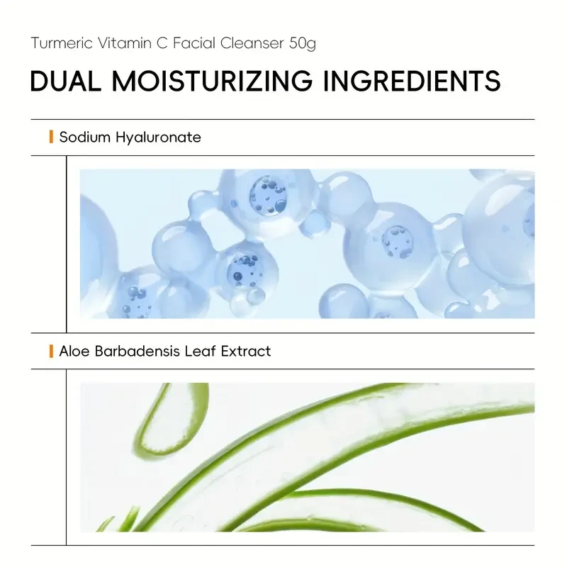 Quiyum Turmeric Vitamin C Facial Cleanser 1.76oz