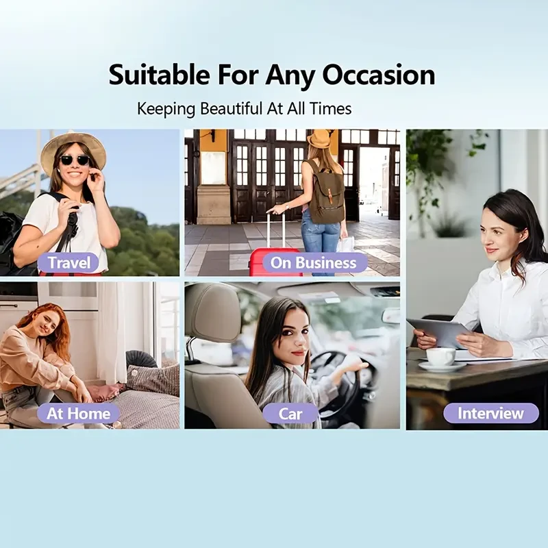 GENAI Cordless Hair Straightener Brush with Negative Ion Technology