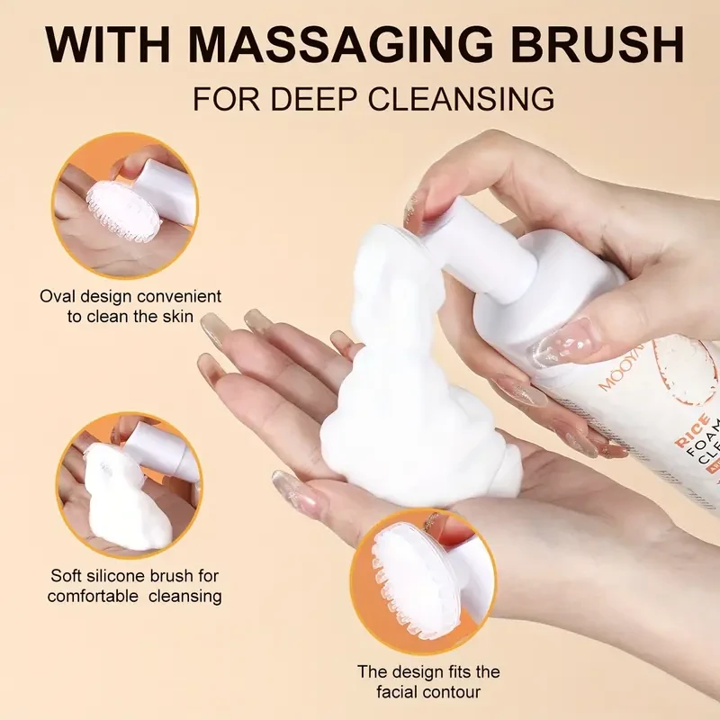 Rice Fermentation Filtrate Foaming Cleanser