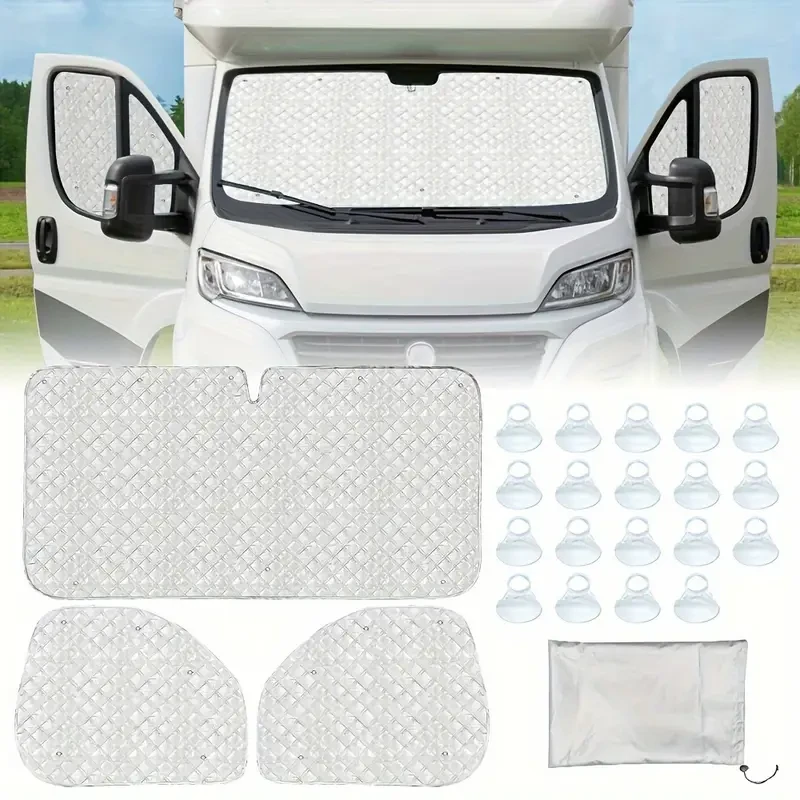 7-Layer Aluminum Foil RV Sunshade Blinds