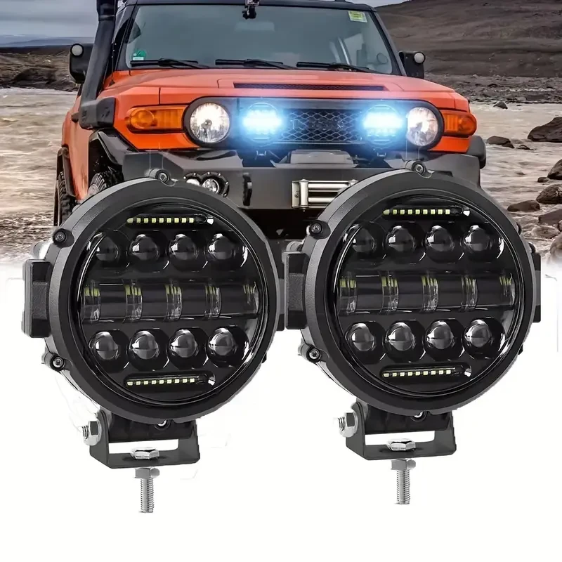 17.78 cm Round LED Off-Road Driving Lights