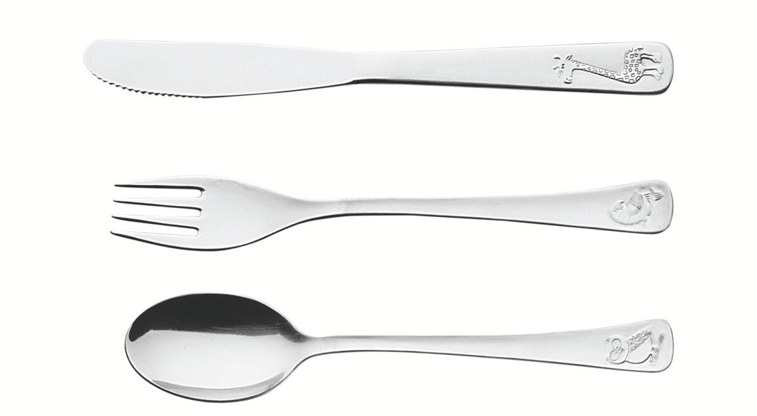 Baby Friends Childrens Cutlery 3 Piece Set - Tramontina