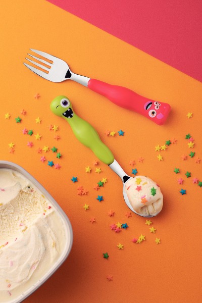 Children's Monster Cutlery 2 Piece Set - Tramontina