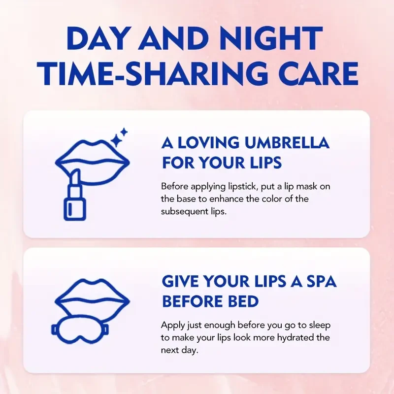 Moisturizing Lip Balm Set for Daily and Night Use