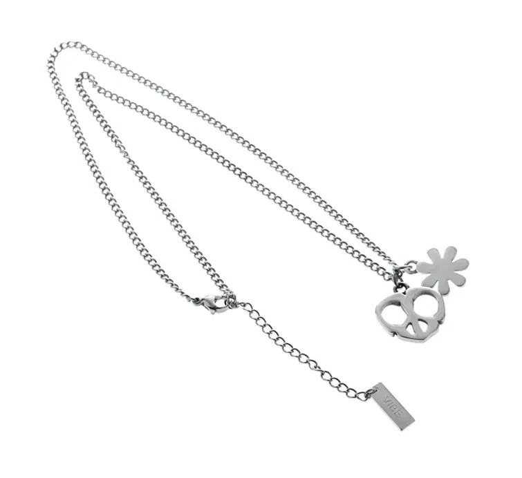 Vintage Multi Pendant Necklace Ancient Silver