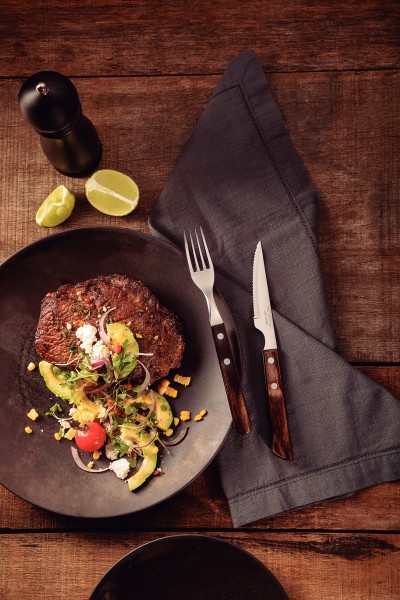 Churrasco Spanish Steak Cutlery 12 Piece Set - Brown - Tramontina