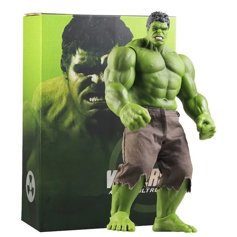 Large Size 42CM Marvel Legends Hulk Retro Series Movable Action Figure Model