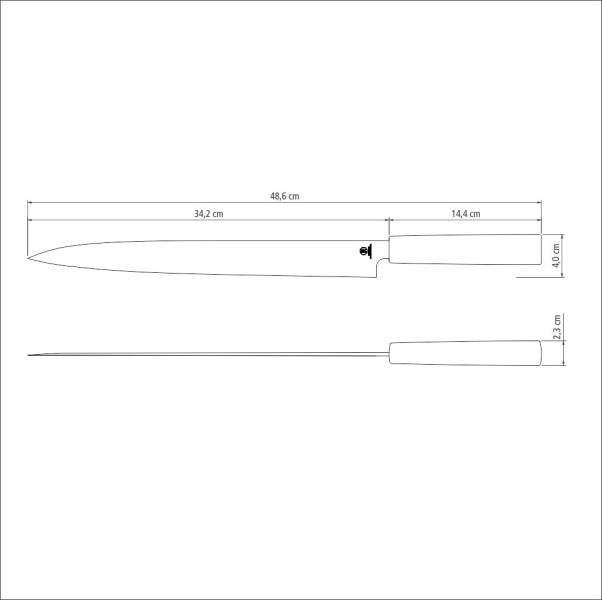Sushi Yanagiba Knife 13", 34cm - Tramontina