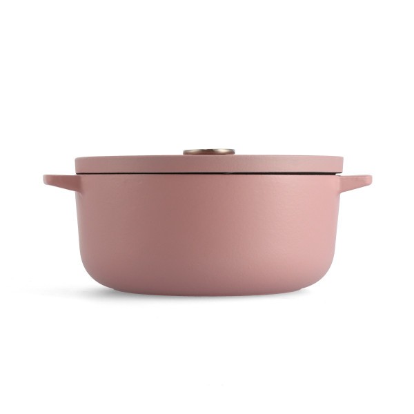 Dried Rose Covered Round Casserole 26cm/5.2L - KitchenAid