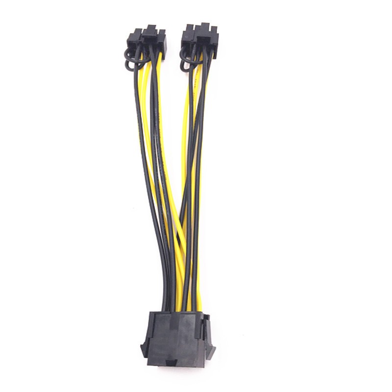 6P To 8P Extension Cable