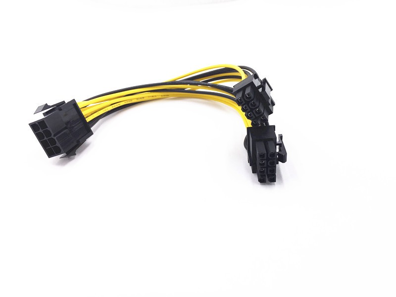 6P To 8P Extension Cable