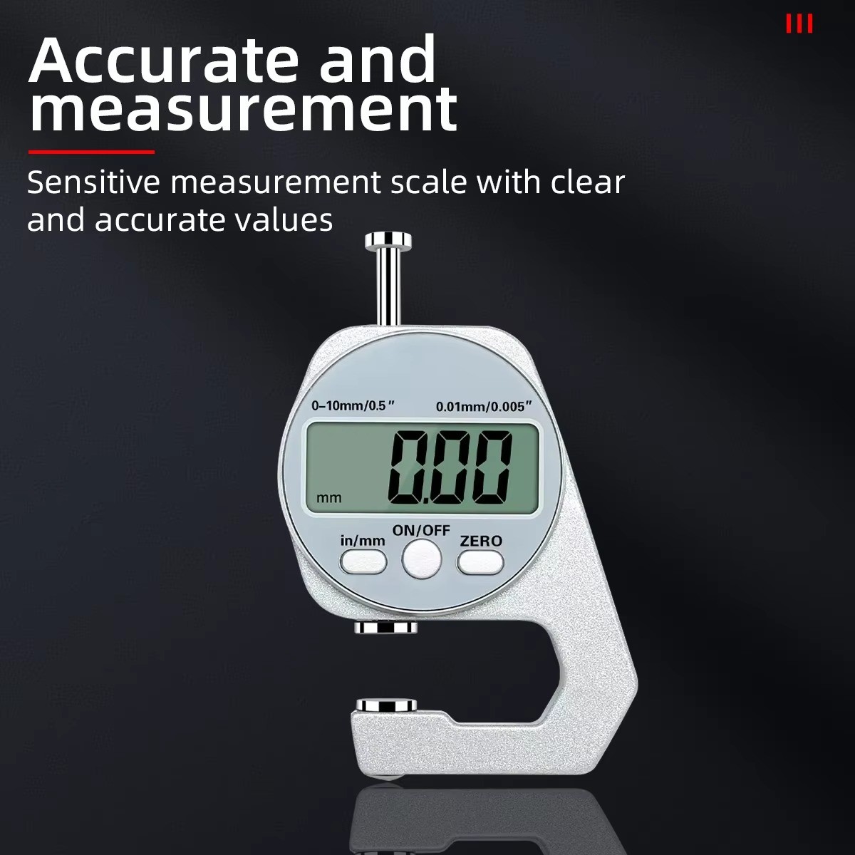 Digital Display Thickness Gauge