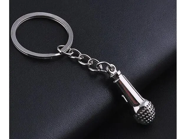 Microphone Keychain Car Keyring