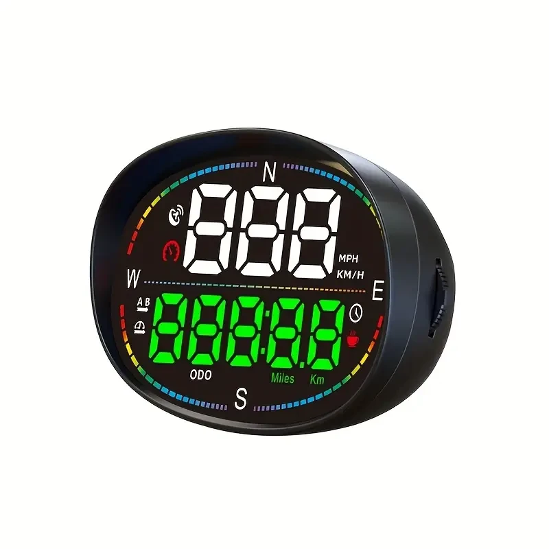 HUD Speedometer with Compass & Overspeed Alarm