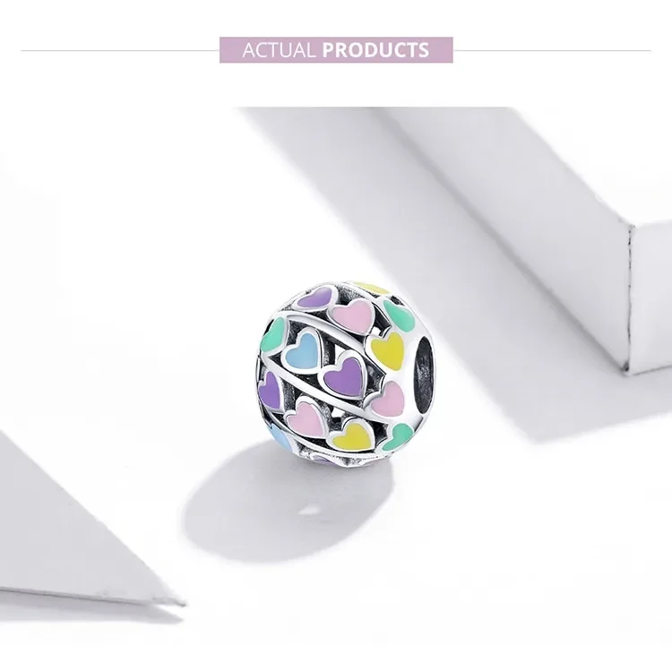 Rainbow Pendant Bracelet Charm Garden Castle