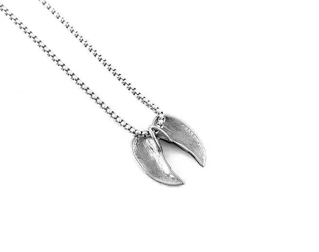 Rap hip hop angel wings pendant