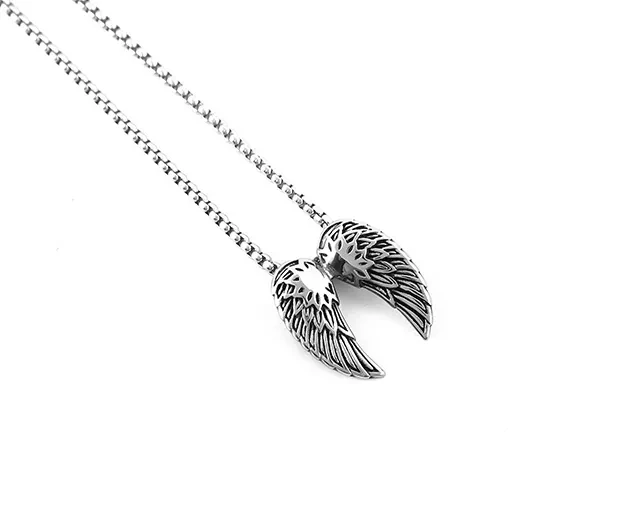 Rap hip hop angel wings pendant
