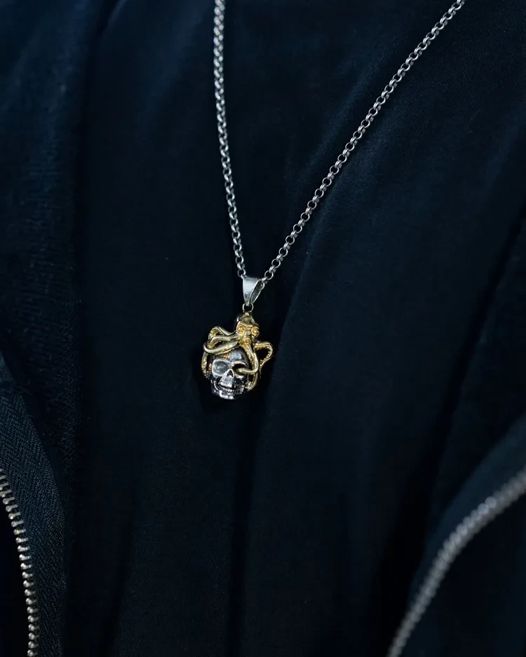 Fashion Vintage Pendant Skull Men's Necklace