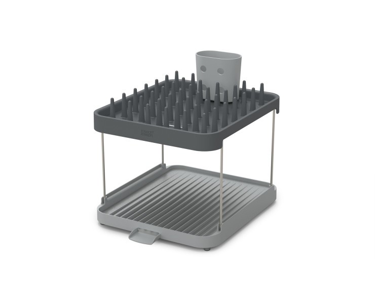 2-tier Dish Rack - Grey  - Joseph Joseph Duo