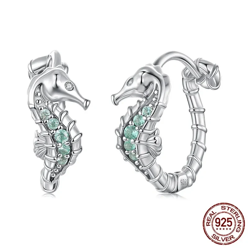 Haima Ear Clip Sterling Silver Earrings