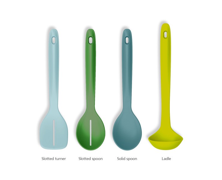 4pc In-drawer Utensil Set (Opal)  - Joseph Joseph Duo