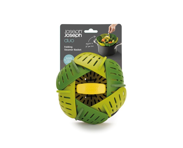 Folding Steamer Basket (Green) - Joseph Joseph Duo
