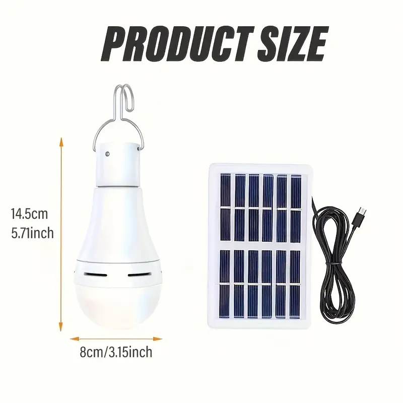 4pcs GoldenCentury Solar LED Bulbs