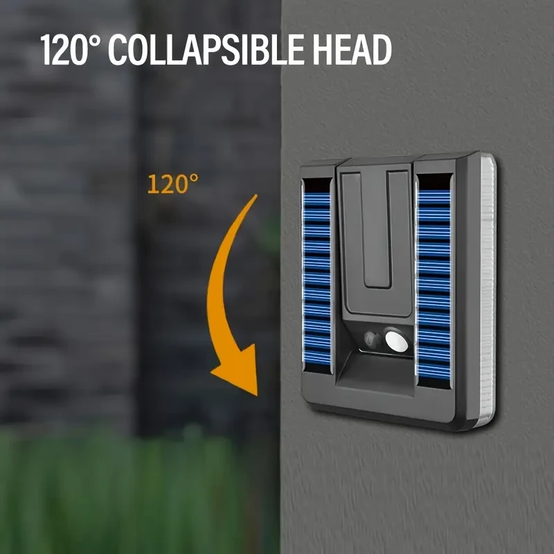 4pcs GoldenCentury Solar Street Lights with Motion Sensor