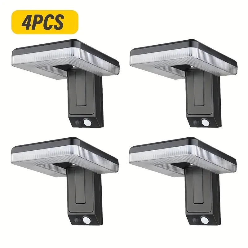 4pcs GoldenCentury Solar Street Lights with Motion Sensor