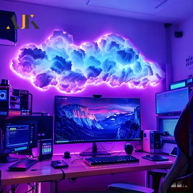 AJK 3D Cloud Light Set with Music Synchronization
