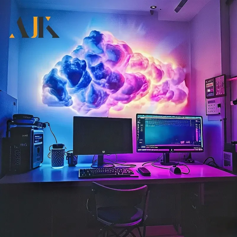 AJK 3D Cloud Light Set with Music Synchronization